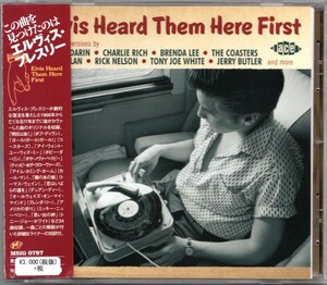 貴重盤・帯・日本語解説付 / この曲を見つけたのはエルヴィス・プレスリー (CD) / Elvis Heard Them Here First / ロカビリー / R&B Blues