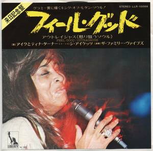 貴重盤 / アイクとティナ・ターナー / フィール・グッド (JAPAN Vinyl 45' 日本盤 シングル EP) / Ike & Tina Turner / Feel Good / Soul