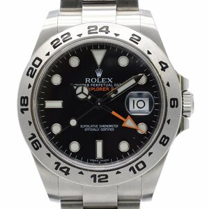 ロレックス ROLEX エクスプローラー2 216570 ランダム番 SS/ステンレス ブラック 自動巻 黒文字盤 メンズ腕時計 ヴィンテージ 【中古】