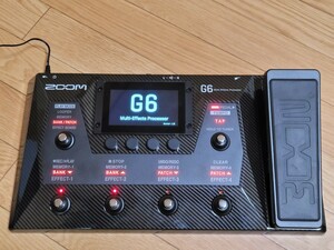 ZOOM G6 ズーム ジーシックス マルチエフェクター アンプシミュレータ 正規品 ほぼ未使用 完動美品 格安スタート！