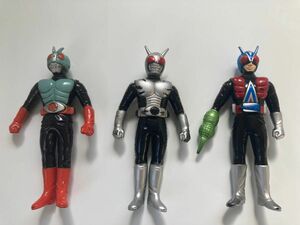 仮面ライダー　昭和ライダー　ソフビ　仮面ライダー2号　スーパー1 ライダーマン