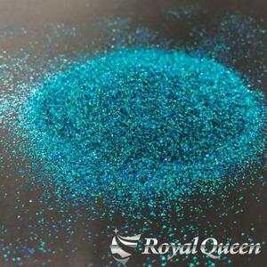  lame flakes Rainbow emerald blue 0.3mm 100g LB701
