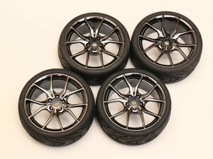1/10 хром для автомобиля Y5 Spoke Wheels ■ Set с шиной