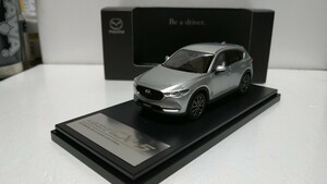 マツダディーラーコレクション★マツダＣＸ-５(2017)・2200DE-T・ＸＤ-ＬパッケージＡＷＤ★ソニックシルバーＭＥ(45P)★４３分の１★