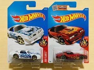 HOTWHEELS '77 PONTIAC FIREBIRD ポンティアック ファイヤーバード ジーエム 2台 2色 TRANS AM トランザム ファイアーフレイム イーグル