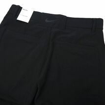 P978 新品 NIKE GOLF ナイキ ゴルフ ヴェイパー ストレッチ パンツ スリムフィット ウエストストレッチ 薄手 33-32 ブラック_画像7