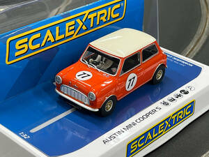 No.132 SCALEXTRIC Austin Mini Cooper S Andrew Jordan, Mike Jordan 2019 [新品未使用 1/32スロットカー]