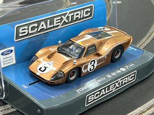 No.141 SCALEXTRIC Ford GT MK4 24h Le Mans 1967 No,3 Mario Andretti, Lucien Bianchi [新品未使用 1/32スロットカー]