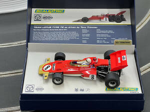 No.145 SCALEXTRIC ＝LEGENDS＝ Lotus 72 Tony Trimmer [新品未使用 1/32スロットカー]