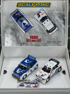 No.170-171 SCALEXTRIC =LEGENDS= 1986 Rallye Monte-Carlo Limited Edition [ new goods unused 1/32 slot car ]