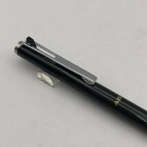 ★D11342/MONTBLANC モンブラン/ボールペン/780/レバー式/ブラック×シルバー/筆記OK_画像9