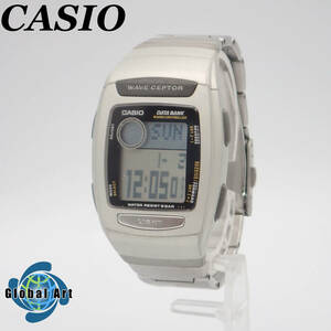 う11274/CASIO カシオ/データバンク/電波ソーラー/メンズ腕時計/デジタル/FKT-300