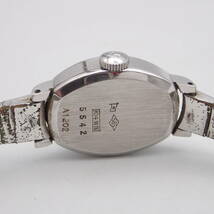 う11338/RADO ラドー/手巻き/レディース腕時計/K14WG/21石/文字盤 シルバー_画像8