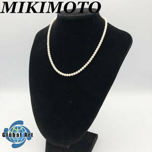 ★D11305/MIKIMOTO ミキモト/真珠 ベビーパール/ネックレス/金具 SILVER/パール直径 約4㎜/総重量 約8.9g