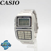う11476/CASIO カシオ/データバンク/電波ソーラー/メンズ腕時計/デジタル/電卓/DBC-W151_画像1