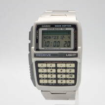 う11476/CASIO カシオ/データバンク/電波ソーラー/メンズ腕時計/デジタル/電卓/DBC-W151_画像3