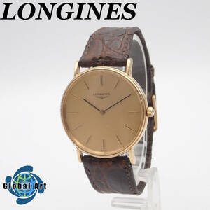 う11515/LONGINES ロンジン/グランドクラシック/クオーツ/メンズ腕時計/文字盤 ゴールド/L4.637.2/私的刻印有/ジャンク