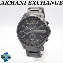 う11389/ARMANI EXCHANGE アルマーニエクスチェンジ/クオーツ/メンズ腕時計/クロノグラフ/文字盤 ブラック/AX2138_画像1