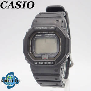 う12065/CASIO カシオ/G-SHOCK/The G/電波ソーラー/メンズ腕時計/ブラック/GW-5600J/ジャンク