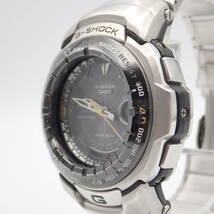 う12086/CASIO カシオ/G-SHOCK/The G/電波ソーラー/メンズ腕時計/ブラック×シルバー/GW-1610BJ/ジャンク_画像2