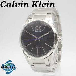 う12144/Calvin Klein カルバンクライン/クオーツ/メンズ腕時計/100M/文字盤 ブラック/K22411