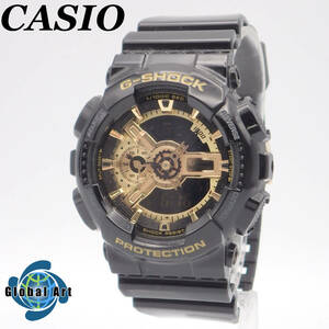う12093/CASIO カシオ/G-SHOCK/クオーツ/メンズ腕時計/ブラック/GA-110GB