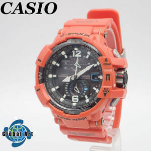 う12095/CASIO カシオ/G-SHOCK/スカイコックピット/ソーラー/メンズ腕時計/マルチバンド6/オレンジ/GW-A1100R/ジャンク