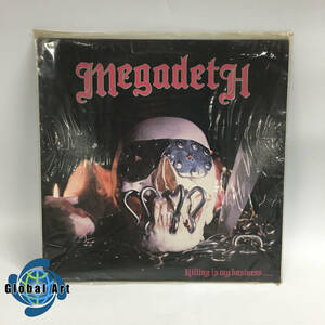 ★D12332/MEGADETH メガデス/LP/レコード/KILLING IS MY BUSINESS.../1985年製/フランス盤/MFN 46