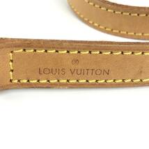 ●11C243/Louis Vuitton ルイヴィトン/ショルダーストラップ/ヌメ革/バッグ用/ロゴ/レザー/ゴールド金具/ブラウン/茶/ベージュ_画像6