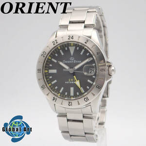 え01010/ORIENT オリエント/オリエントスター/GMT/自動巻/メンズ腕時計/文字盤 グレー/FE02-C0
