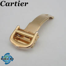 う11047/Cartier カルティエ/Dバックル/バックルのみ/腕時計用/純正/幅 約14㎜/ゴールド_画像1