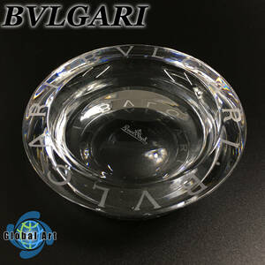 ★E01333【美品】BVLGARI ブルガリ/Rosenthal ローゼンタール/アッシュトレイ 灰皿/直径 約11.8㎝/欠け有