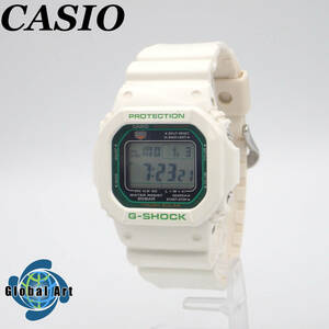 え01228/CASIO カシオ/G-SHOCK/グリーンカラーズ/ソーラー/メンズ腕時計/ホワイト/G-5600GR