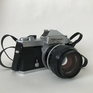 ② Nikomat Nikon ニコン フィルムカメラ ボディ レンズ ヴィンテージ vintage camera film camera 日本製 made in JAPAN 古いもの 現状品