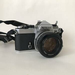 ③ Nikon FE ニコン フィルムカメラ ボディ レンズ ヴィンテージ vintage camera film camera 日本製 made in JAPAN 古いもの 現状品