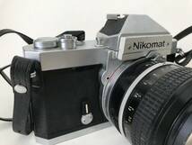 ② Nikomat Nikon ニコン フィルムカメラ ボディ レンズ ヴィンテージ vintage camera film camera 日本製 made in JAPAN 古いもの 現状品_画像2