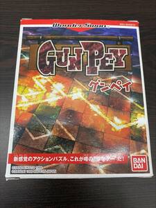 ☆★3376　バンダイ WONDERSWAN ワンダースワン GUNPEY グンペイ ソフト 箱付 アクションパズルゲーム 動作未確認 現状保管品☆★