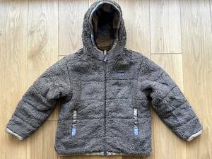 【美品】パタゴニア patagonia キッズ フリース リバーシブル フーディ フード付きジャケット