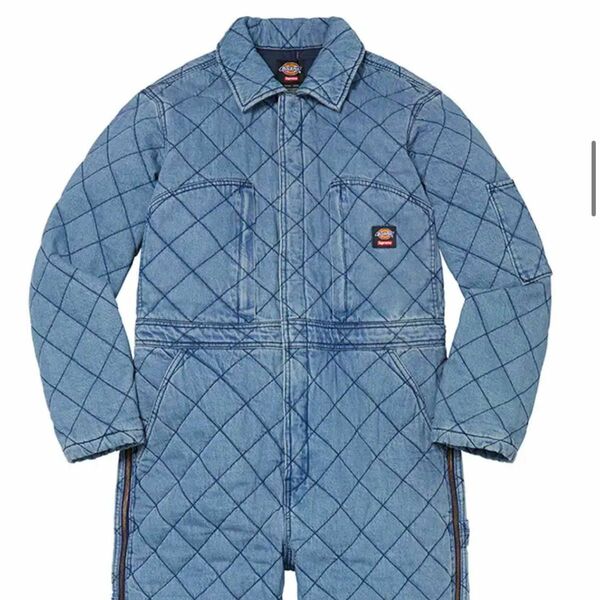 Supreme×Dickies Quilted Denim Coverall つなぎ