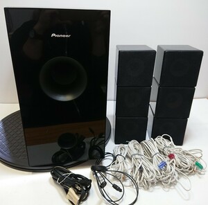 管理1001 Pioneer パイオニア SX-SW313 ホームシアター スピーカー 音響機器 リモコン欠品 通電/音出し確認済み ジャンク 