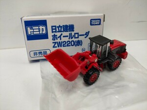 管理1002 タカラトミー トミカ ミニカー 日立建機 ホイールローダ ZW220 長期保管品 非売品 箱付き