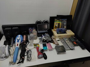 管理1100 電子機器 家電 雑品 他 まとめ 詰め合わせ 動作未確認 120サイズ 約11.5kg ジャンク