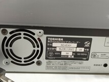 管理1240 TOSHIBA 東芝 VARDIA RD-E301 HDD/DVDレコーダー リモコン欠品 動作確認済み 本体/B-CASカードのみ_画像7