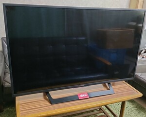 管理1145 SONY ソニー 液晶テレビ 49型 4K 2016年製 KJ-49X7000D 本体/B-CASカードのみ 難あり ジャンク 現状品 リモコン欠品