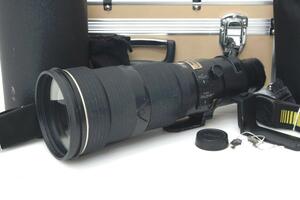 訳有品｜ニコン Ai AF-S Nikkor ED 500mm F4D II (IF) ブラック γT497-3-ψ