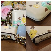 未使用　COACH コーチ スモール リストレット フローラル プリント 　 CH812_画像6