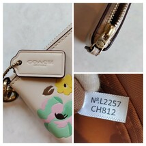 未使用　COACH コーチ スモール リストレット フローラル プリント 　 CH812_画像5