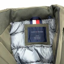 ★新品★TOMMY HILFIGER トミーヒルフィガー MA-1 防水 シーム加工 厚手 フード付 ボンバージャケット カーキ M_画像5