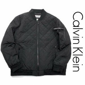 ○新品○Calvin Klein カルバンクライン MA-1 ブルゾン キルティング ボマー ジャケット 1419093-001 ブラック L