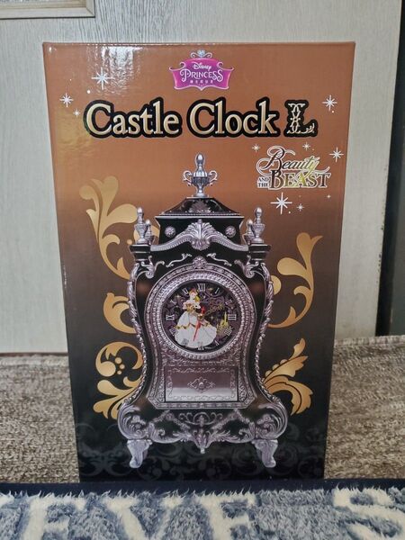 ディズニー Disney 置時計 Castle Clock L美女と野獣